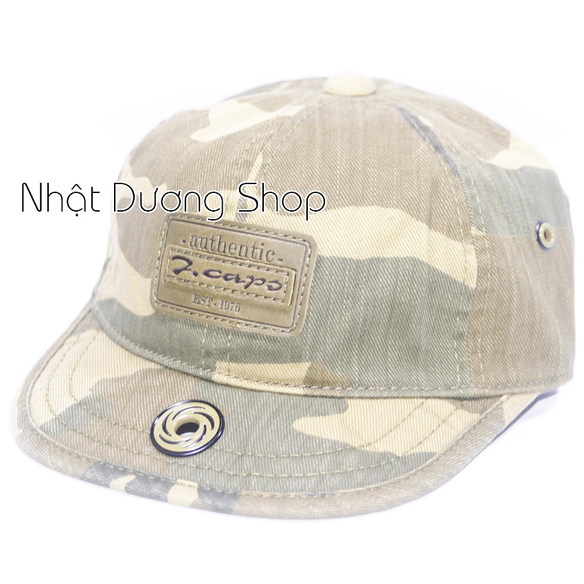 Nón kết mỏ mềm trẻ em từ 1-3 tuổi logo 7  đóng SÒ TO ở kết và đóng 3 sò - Chất liệu vải Kaki xịn sò oát mềm, sang trọng