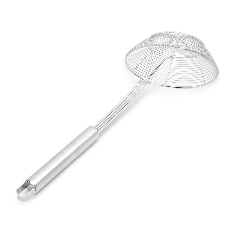 COLO  Solid Spider Strainer Skimmer Ladle Stainless Steel Kitchen Utensil Tool