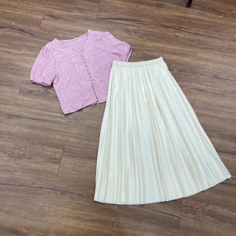 Chân váy xoè xếp li 9 màu