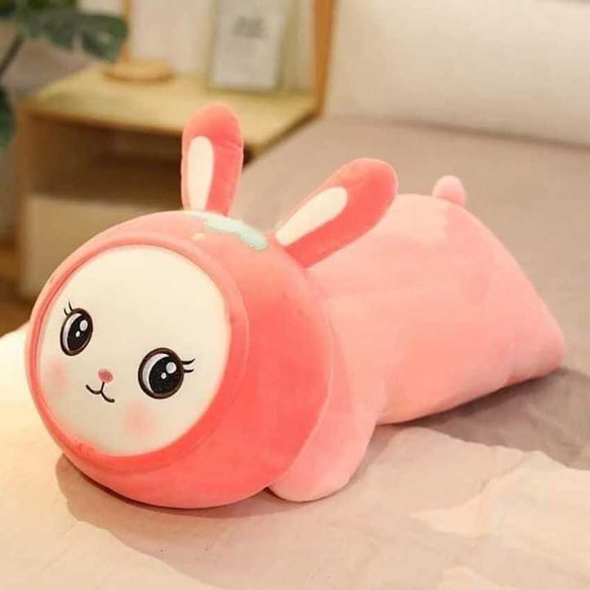 Gấu Bông Thỏ Cosplay cute Gối Ôm Thỏ Hồng Siêu Mềm Mịn dễ thương