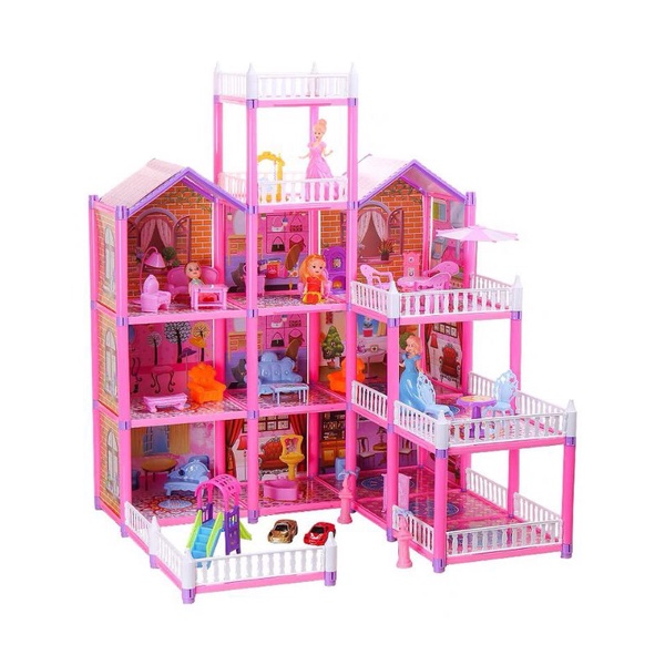 Đồ chơi ngôi nhà búp bê lovely house DIY 194 chi tiết