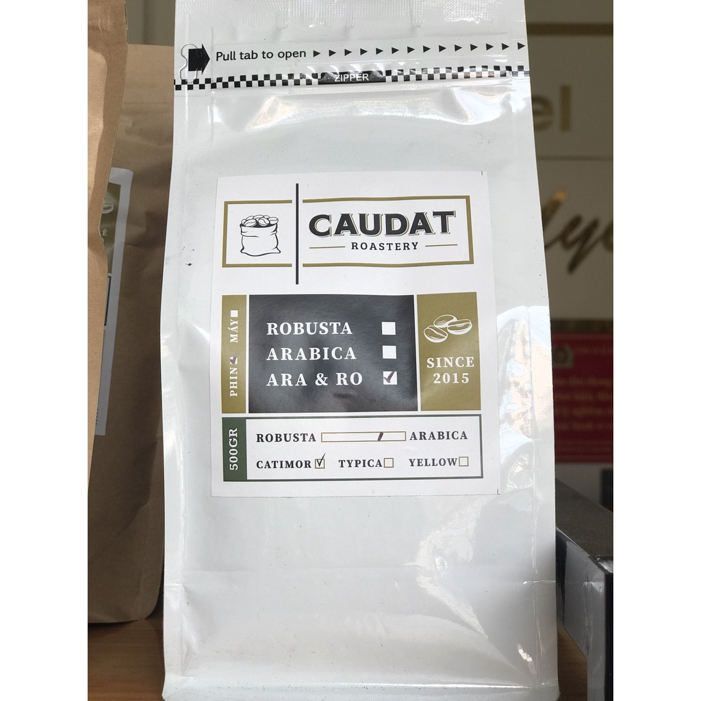 Cà Phê Phin Arabica mix Robusta Đặc Biệt Cầu Đất 500g