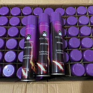 [Sale giá sốc ] Gôm xịt tóc giữ nếp siêu cứng chính hãng Volcanic