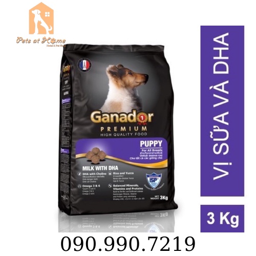 Thức ăn cho chó Ganador DHA 3kg
