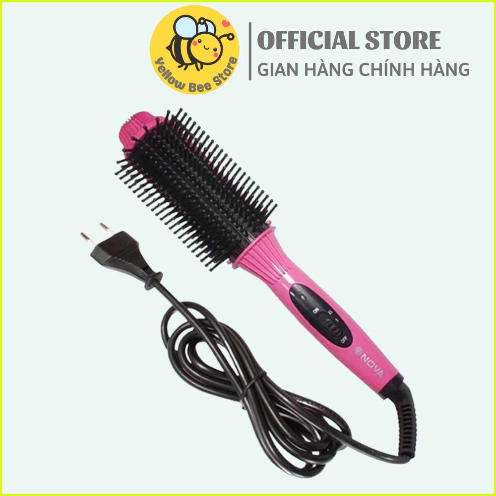 Lược điện tạo kiểu tóc đa năng Nova NHC 8810, uốn cụp, uốn xoăn, dập phồng