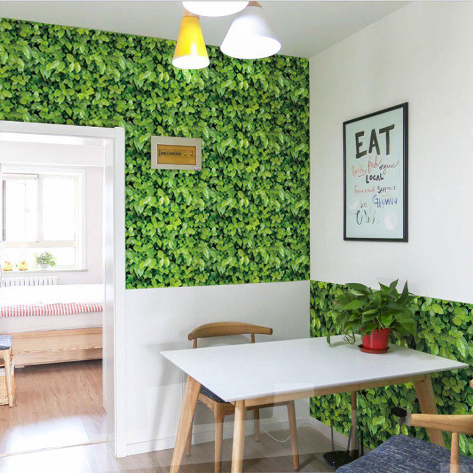 Miếng decal dán tường hoạ tiết lá cây xinh xắn