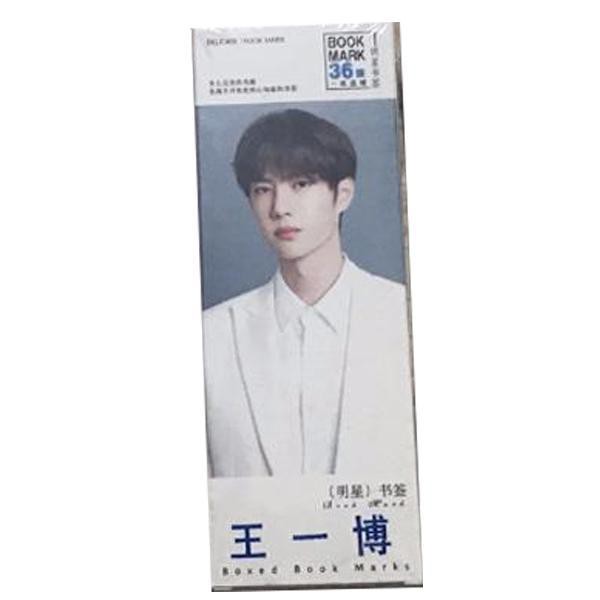 Bookmark Vương Nhất Bác Lam Vong Cơ Trần Tình Lệnh Ma Đạo Tổ Sư hộp ảnh tập ảnh đánh dấu sách kẹp sách tiện lợi 36 tấm