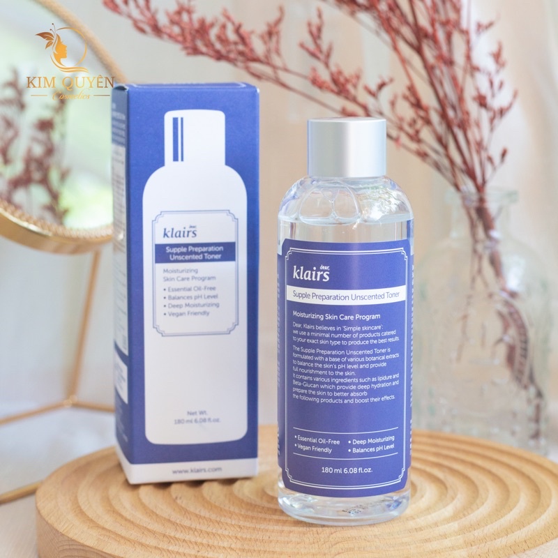 GIÁ HỦY DIỆT- Nước hoa hồng Dear Klairs Supple Preparation toner 180ml