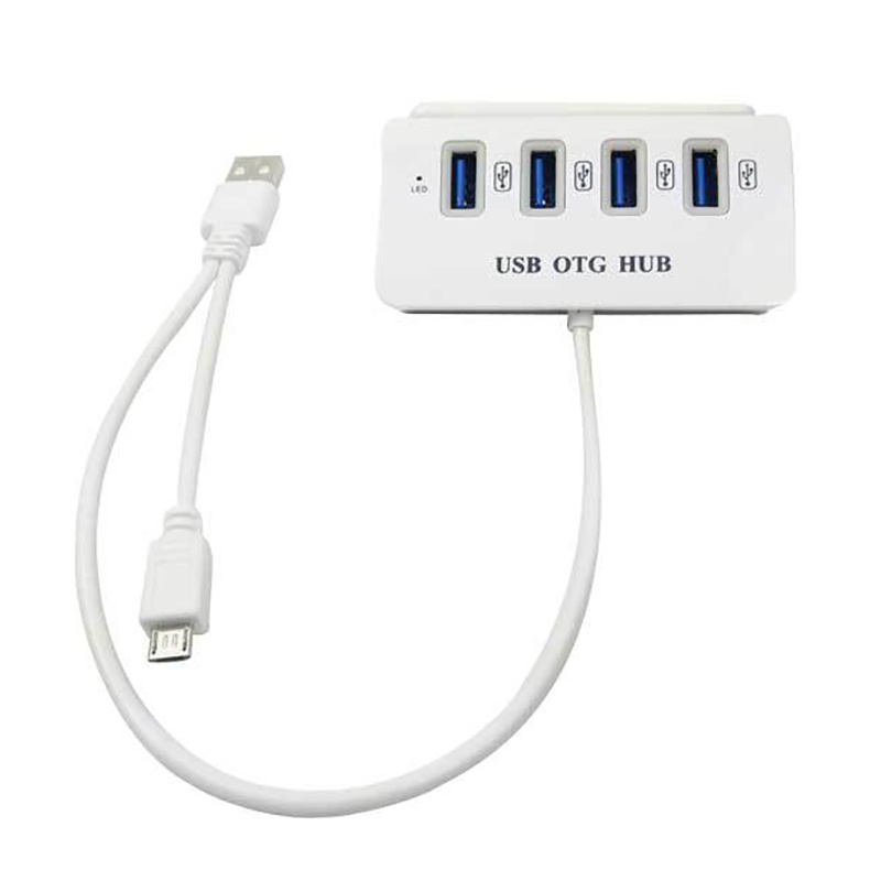 USB OTG HUB - Bộ chia cổng USB có hỗ trợ OTG kết nối với điện thoại