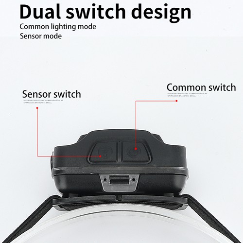 Đèn pha led SUPERFIRE HL16 300 bóng 180 lumen có cảm biến chuyển động và ánh sáng đỏ