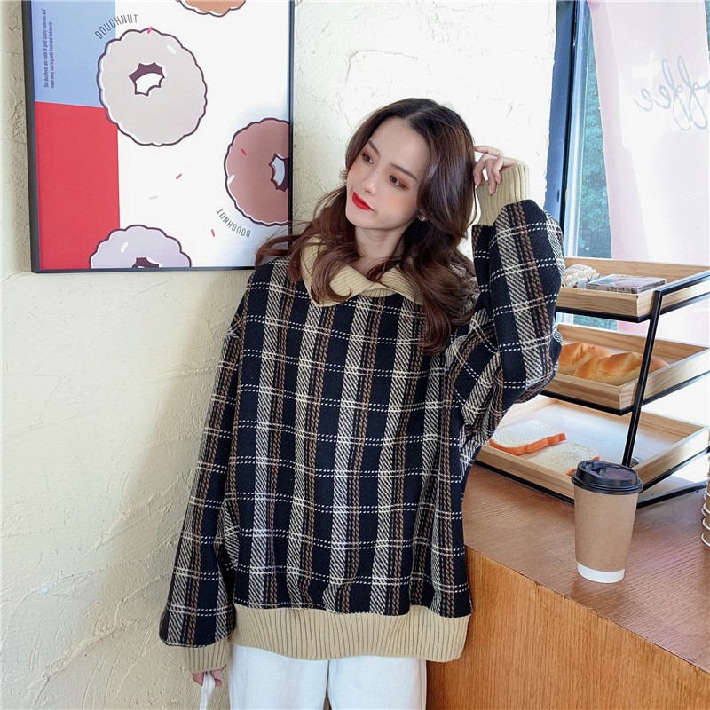 Áo Sweater Nữ Form Rộng Unisex Nỉ Bông Mặc Nhà Đi Chơi Màu Be Thời Trang Ulzzang Hàn Quốc ATD02 | BigBuy360 - bigbuy360.vn