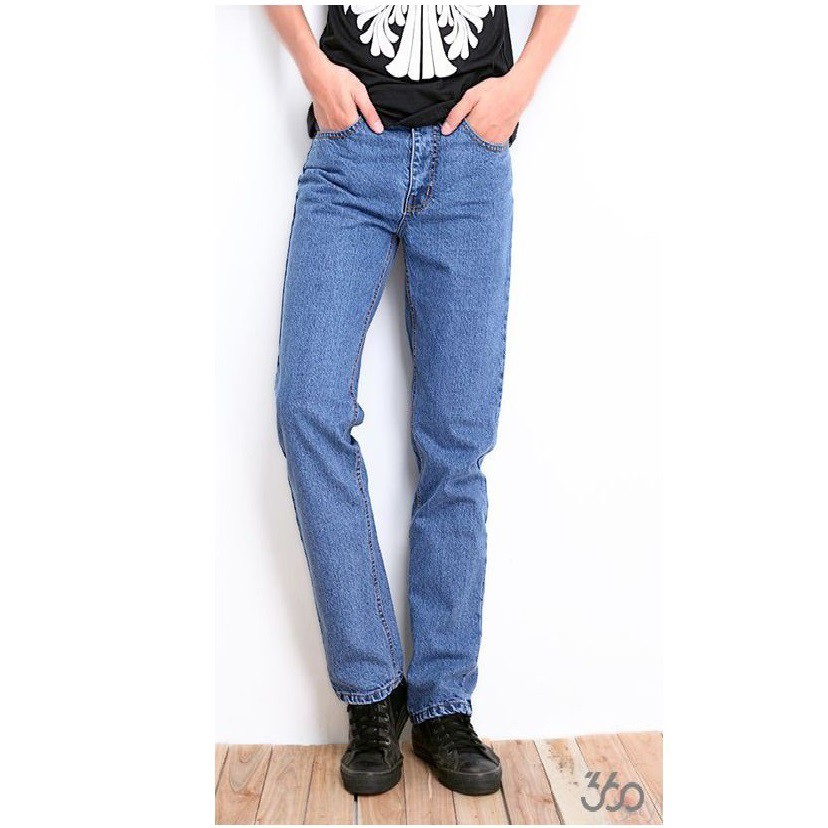 Quần Jeans Nam Ống Suông Bigsize QN5011
