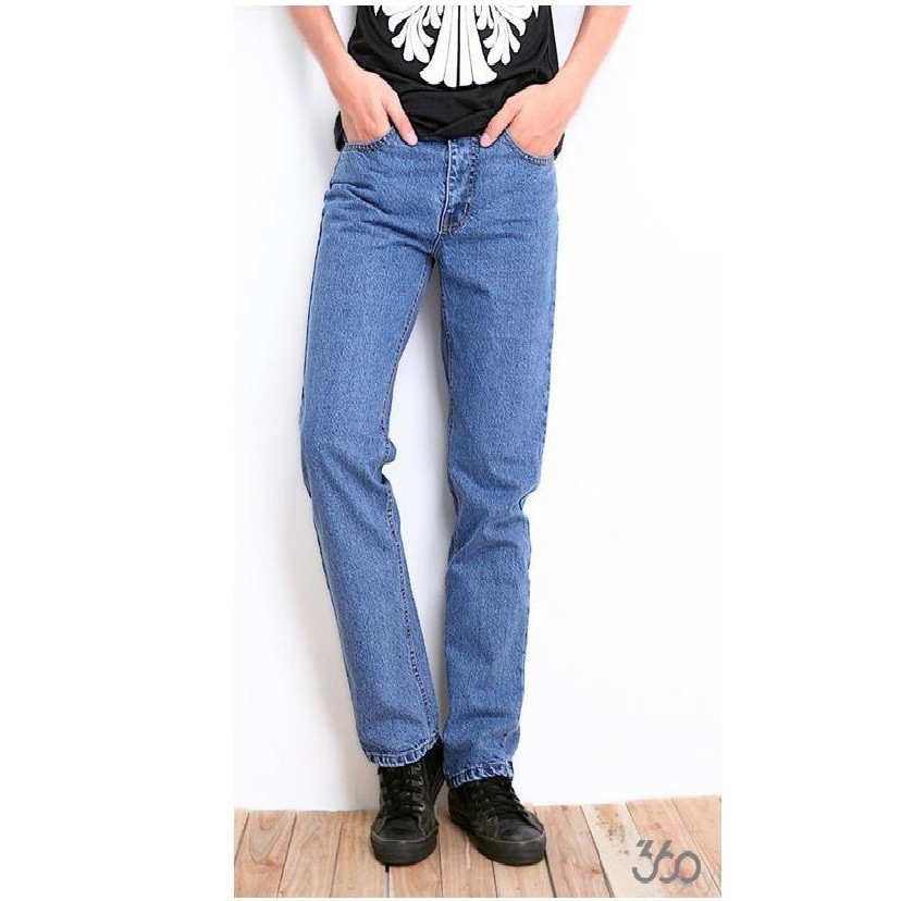 Quần jeans nam ống suông Bigsize QN5011