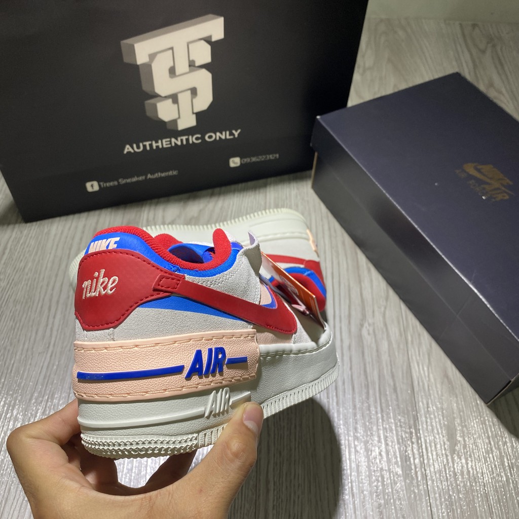 [CHÍNH HÃNG] Giày thể thao NIKE AIR FORCE 1 SHADOW SAIL RED '