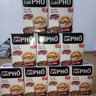 Cafe Phố Đen Đá dang hộp 10 gói/ 1 hộp