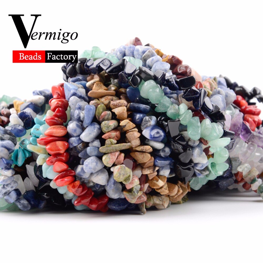 Chuỗi Hạt Đá Thạch Anh Tím Tự Nhiên 3-5 - 8-12mm 16Inch Làm Trang Sức