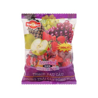 Thạch rau câu hương trái cây tổng hợp New Choice gói 300g