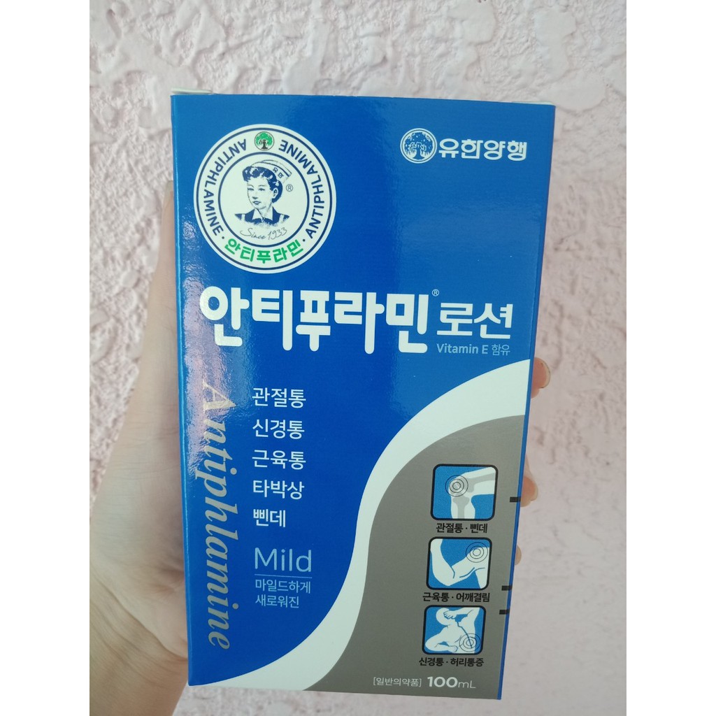 Dầu nóng xanh Hàn Quốc 100ml ( mẫu mới )