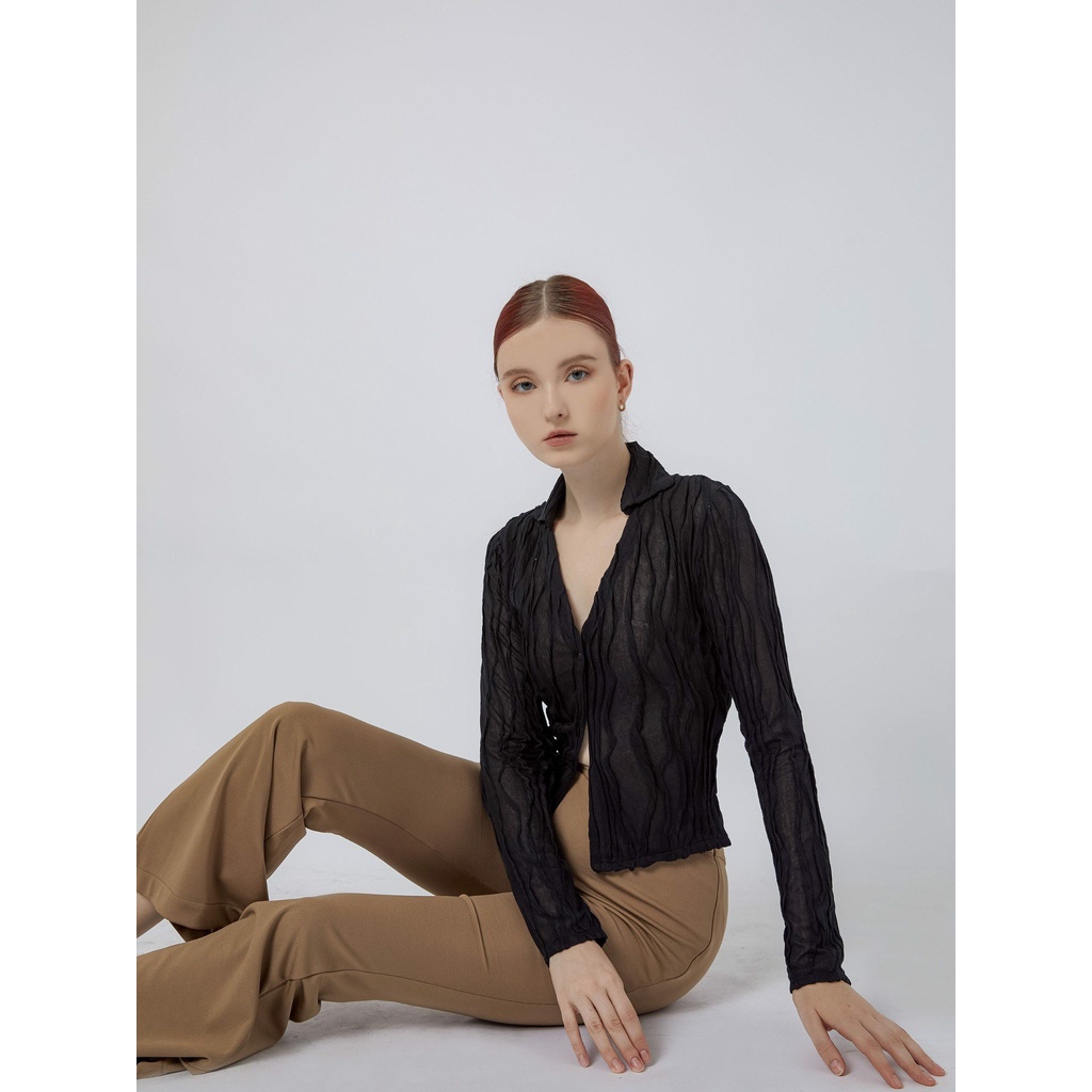 Quần Dài Nữ Ống Loe Basic , Chất Cotton Thoải mái , WQD000009,SOMEHOW