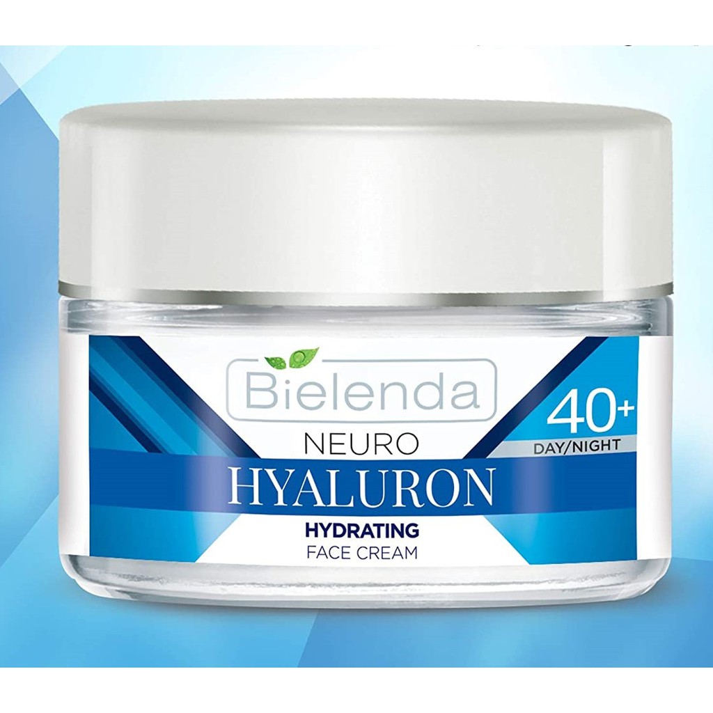 [TOP 1 SHOPEE] Kem dưỡng ẩm sáng da Bielenda Neuro Hyaluron Hydrating Face Cream Day/ Night 50ml (Bill Anh)