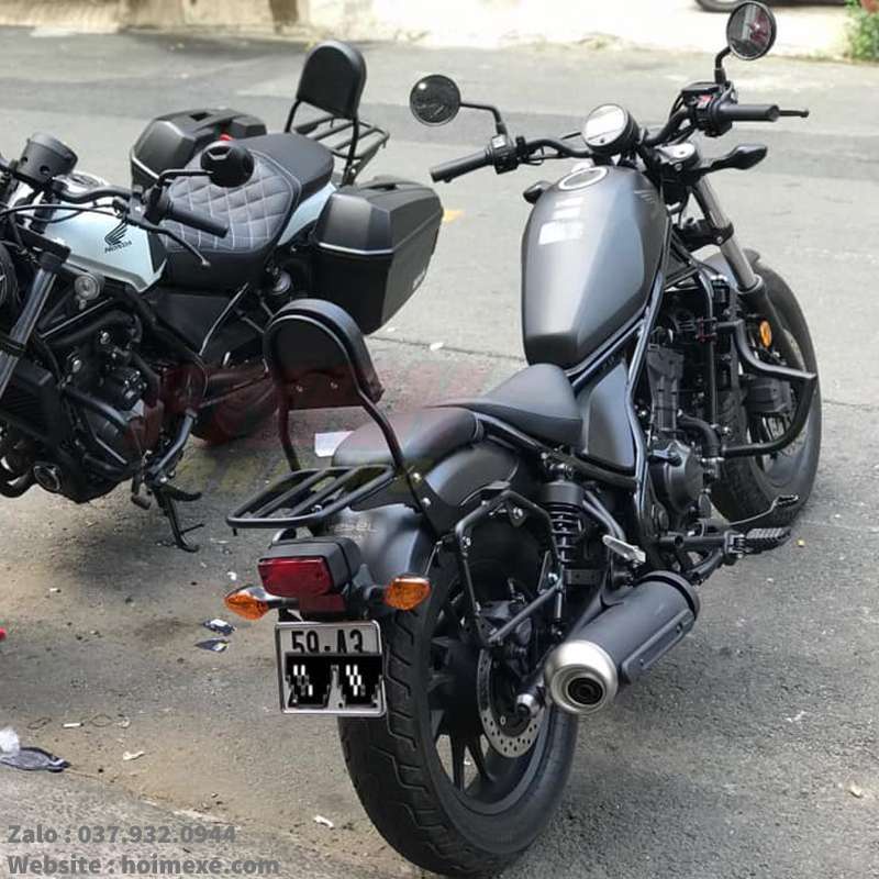 Baga Kèm Tựa Lưng Honda Rebel 300-500 Bản Đẹp