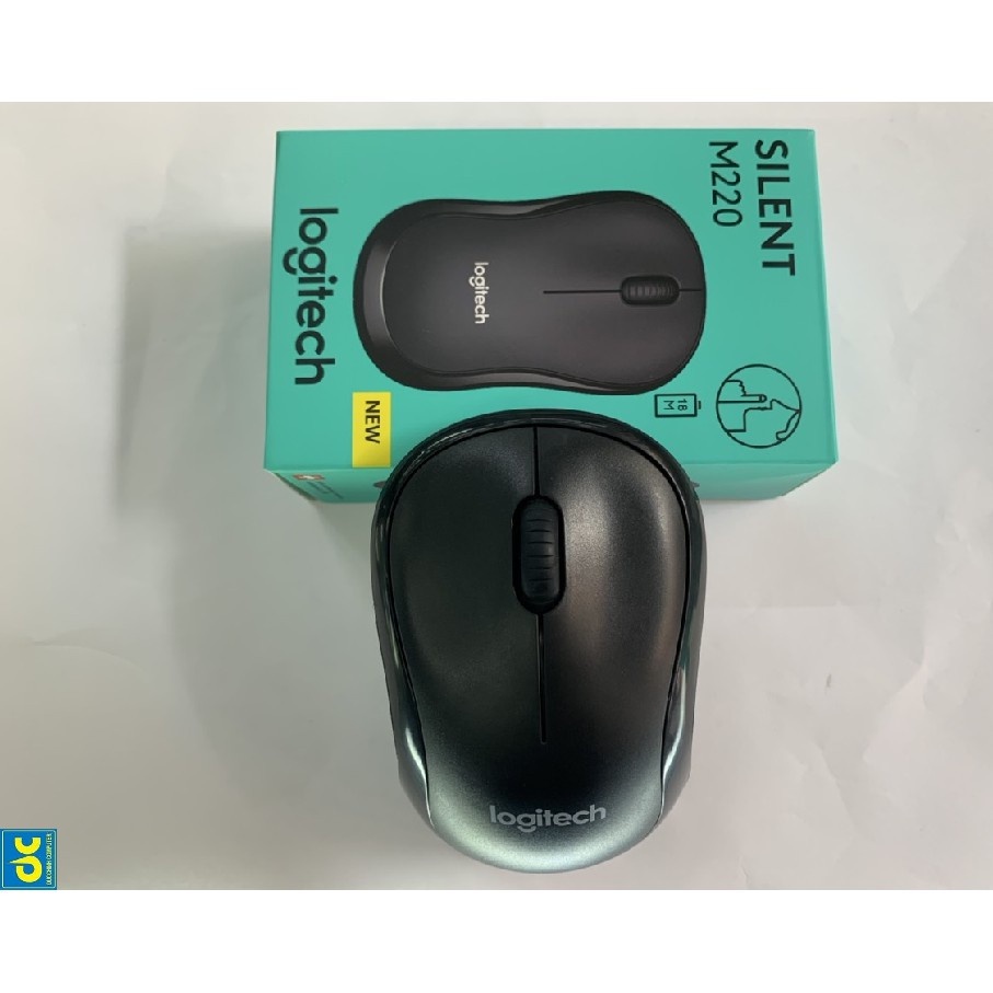 Chuột Không Dây Logitech M220 Không Tiếng Động- Có Công Tắc On/Off - Độ Nhạy Cao -Bảo Hành 1 năm -Tặng kèm bàn di chuột