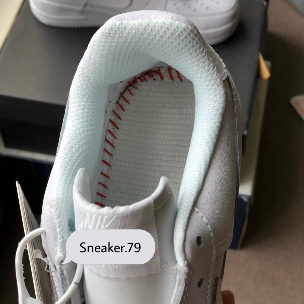 giày thể thao sneaker af full trắng đế cao 3-4cm đủ size 36-43. AF1 trắng | BigBuy360 - bigbuy360.vn