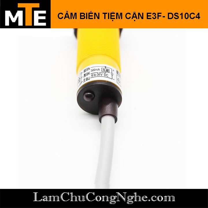Cảm biến phát hiện vật cản hồng ngoại E3F-DS10C4 NPN 6-36V