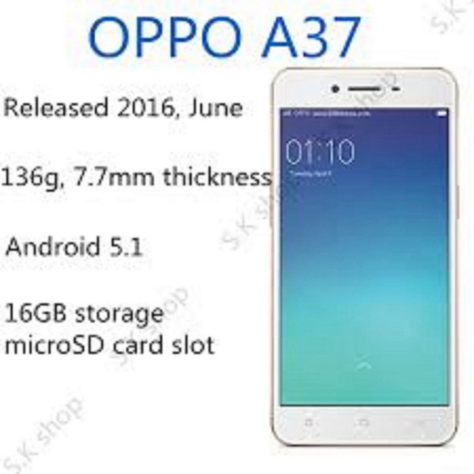 ƯU ĐÃI LỚN điện thoại Oppo A37 - Oppo A37F CHÍNH HÃNG 2sim ram 2G/16G mới ƯU ĐÃI LỚN