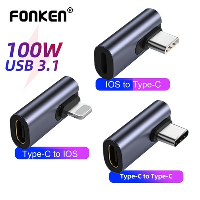 Bộ chuyển đổi FONKEN usb c sang type c 8-pin cho điện thoại di động / máy tính bảng