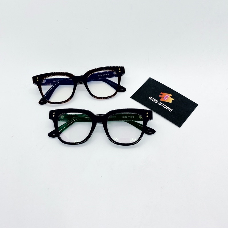 Kính Mắt Dáng Vuông Wild Nam Nữ 2 Chấm dọc Fullbox