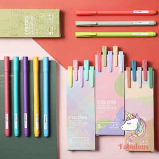 Hộp 5 bút mực nước tone màu theo chủ đề