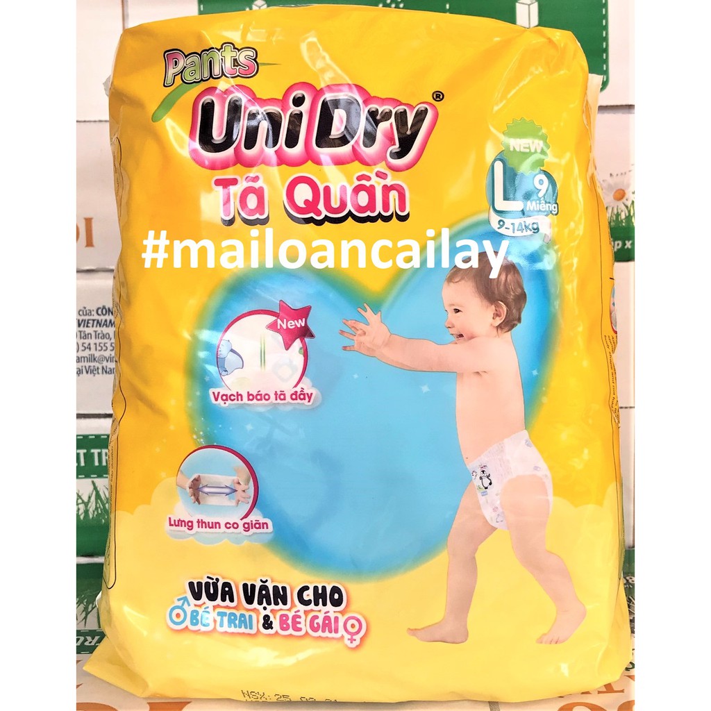Tã quần UNIDRY size M10/L9/XXL7/XL8