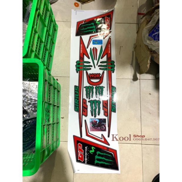 Tem Monter GP Sirius RC Miếng 3 Lớp Chống Phai Màu