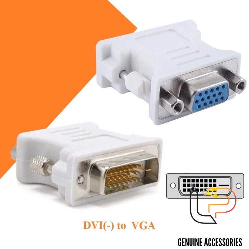 Đầu chuyển DVI 24+1 dương ra VGA âm