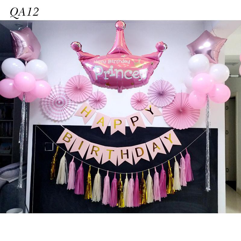 Combo Bộ HPBD Quạt Giấy Đơn Giản