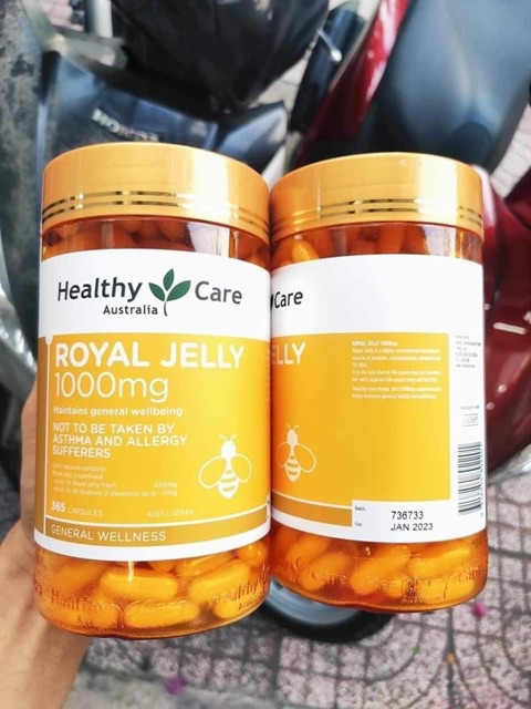 (Tem chemist) Sữa ong chúa healthy care royal jelly 1000mg
