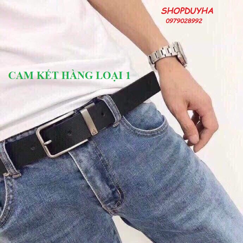Thắt Lưng Da Nam CK Thời Trang ( Dây da kèm 2 mặt thắt lưng thay đổi)