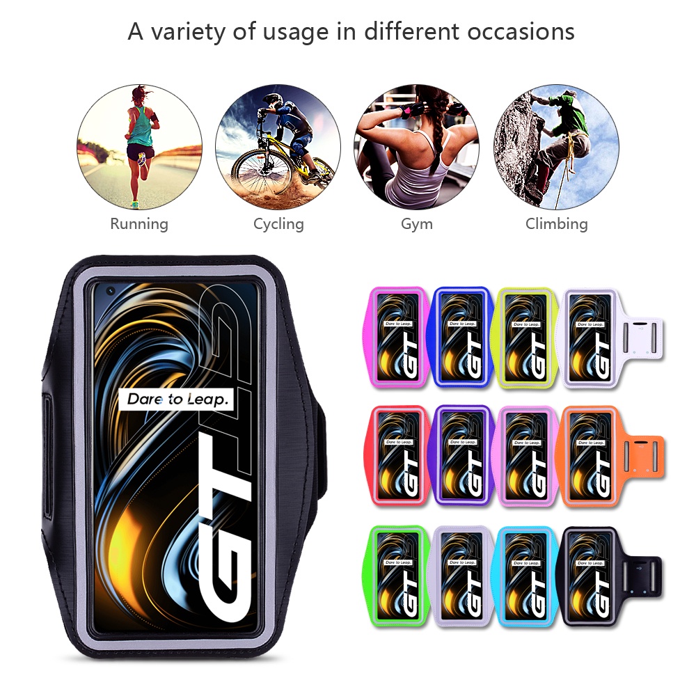 Ốp Điện Thoại Đeo Cánh Tay Tập Thể Thao Cho Realme GT2 Pro GT Neo 2 2T 3 3T