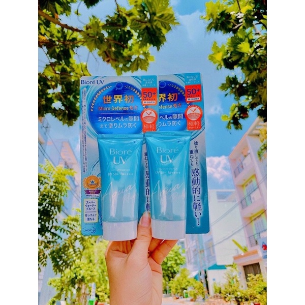 Kem Chống Nắng 50ml Dưỡng Ẩm Bioré UV Aqua Rich Watery Essence SPF50+/PA++++