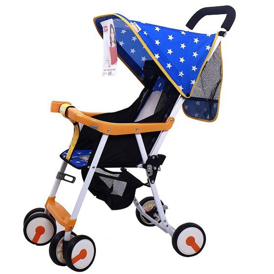 [Giá sỉ] Xe đẩy Seebaby QQ2 (Có phanh hãm, mái che, giỏ để đồ)