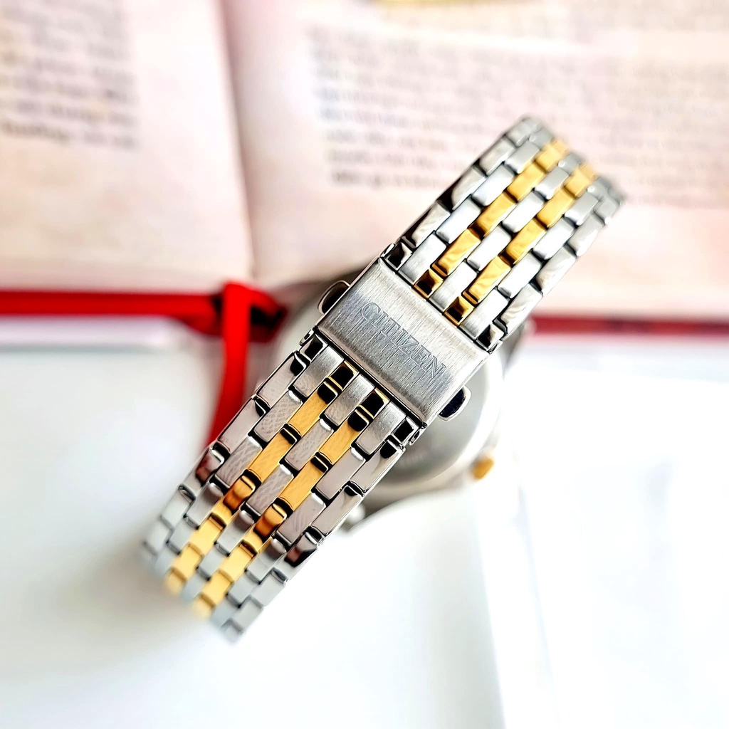 Đồng Hồ Nam Chính Hãng CITIZEN Quartz  BF2024-50L Tặng Kèm Dây Da Cao Cấp