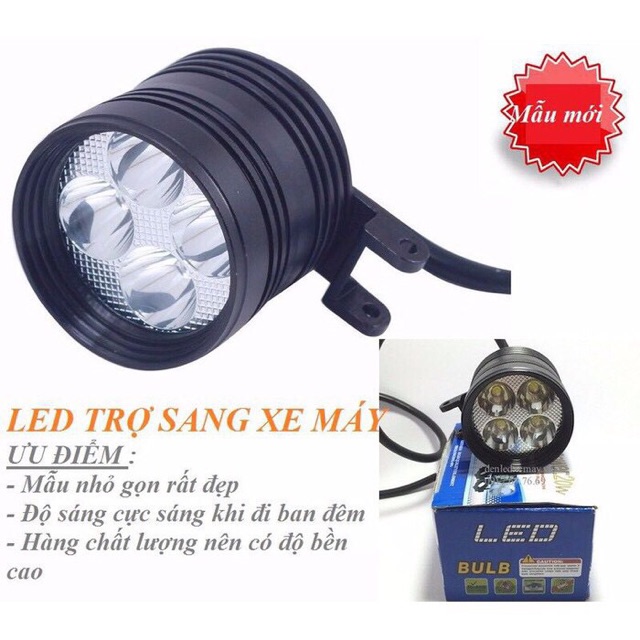 Đèn led trợ sáng cao cấp l4 - led độ - led 12v