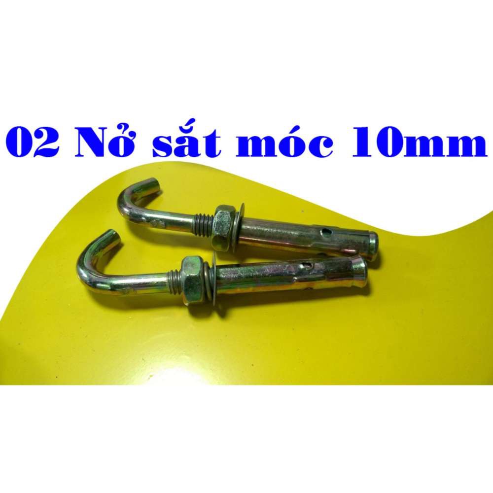 Dây phơi quần áo cáp bọc nhựa phi 6mm dài 10m + kèm 2 khoá cáp; 2 nở sắt móc 10mm; 01 tăng đơ