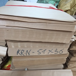 Combo 100 tờ giấy xi măng gói hàng chuẩn KT 36x51