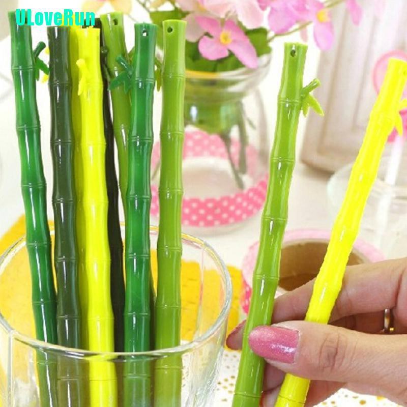 Set 2 Bút Bi Bằng Tre Kiểu Dáng Dễ Thương Xinh Xắn