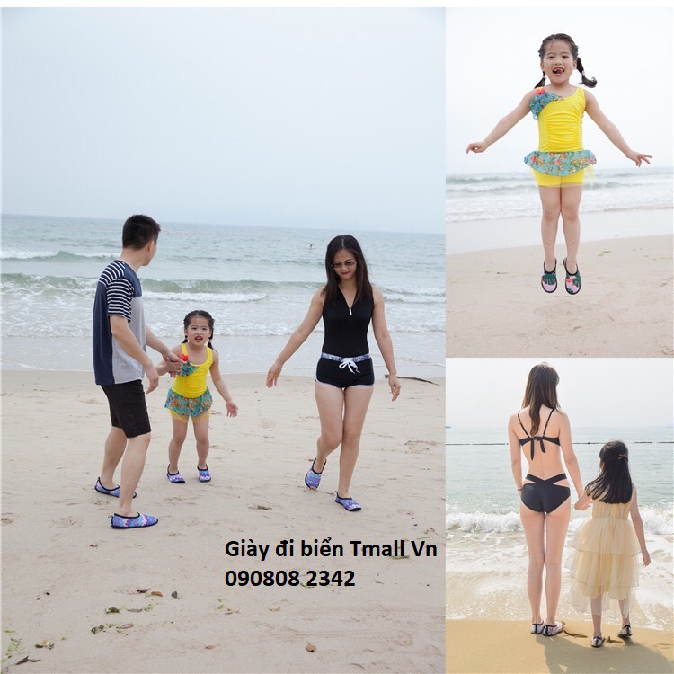 Giày đi biển - giày đi bơi cả gia đình bảo vệ chân nhiều màu nhiều size rẻ bền đẹp, nhẹ