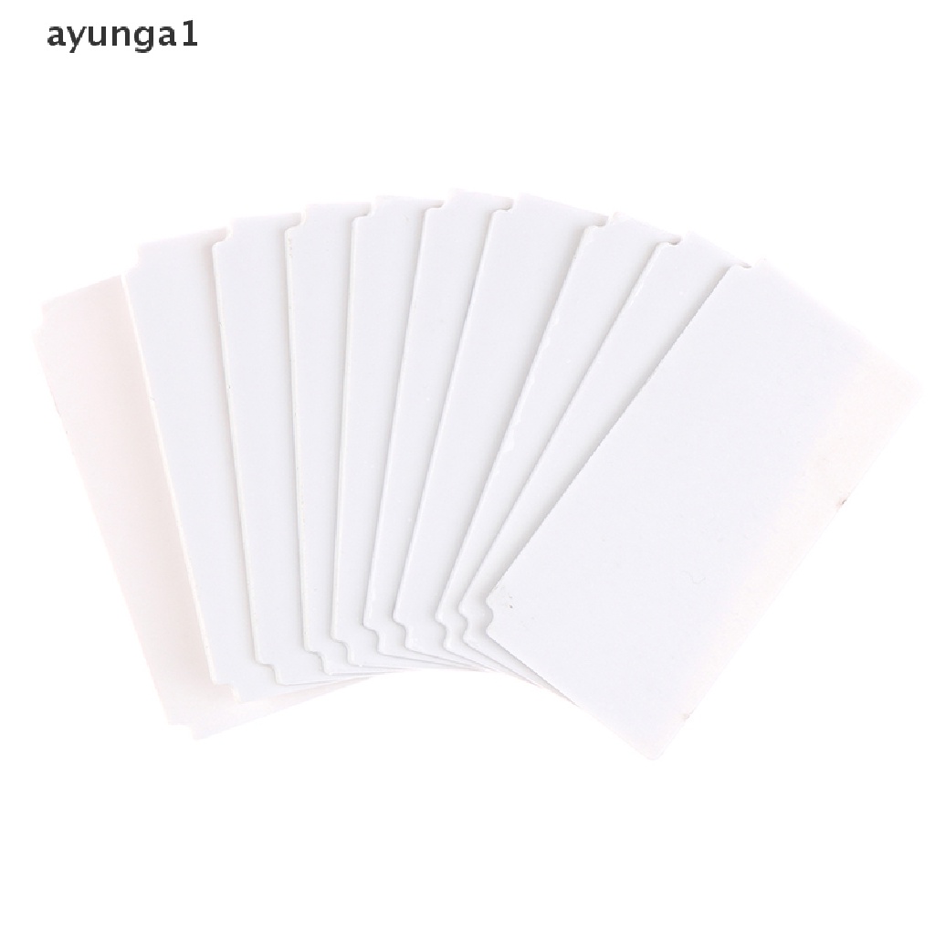 [ayunga1] 10X Fake Nail Display Stand Box Show Holder Plastic Partition Plate Storage Case [new]