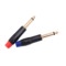 Jack 6 ly, 01 cặp rắc 6 ly xi vàng bóng hàng cao cấp rắc 6 ly 02 cái zắc âm thanh 6.35mm