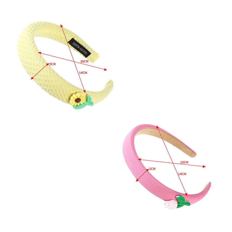 Băng Đô Cài Tóc Bằng Xốp Kẻ Sọc Caro Màu Kẹo Ngọt In Hoa Dễ Thương Phong Cách Hàn Quốc Cho Nữ